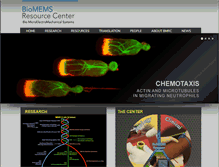 Tablet Screenshot of biomemsrc.org